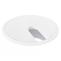 Powerdot Grommet - white grommet with white cover